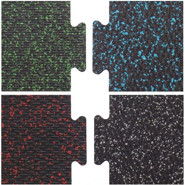 Loktuff Protective Weight Room Rubber Flooring, Colors