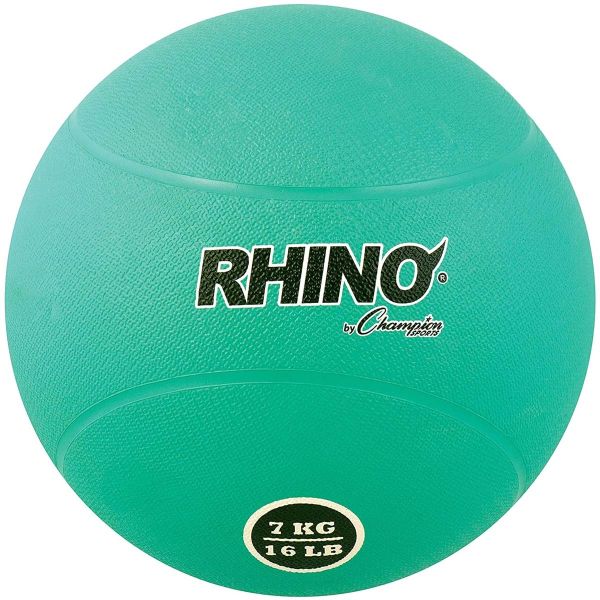 Champion 7 Kilo / 16 lb. Rubber Medicine Ball, RMB7 