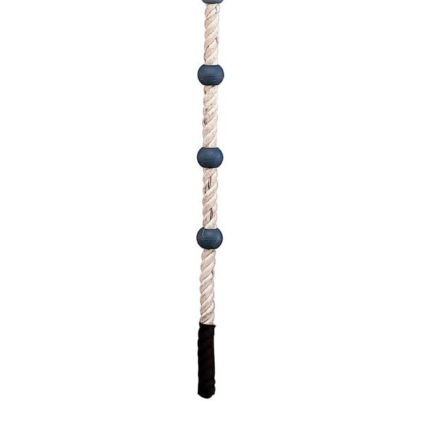 Gill Soft Dacron Climbing Rope w/ Vinyl Boot End and Rubber Balls