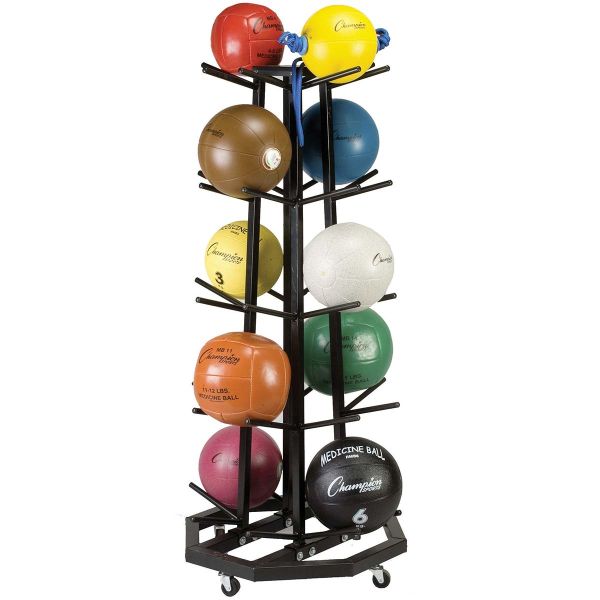 Champion 20 Ball Medicine Ball Storage Cart Rack, MBR3 