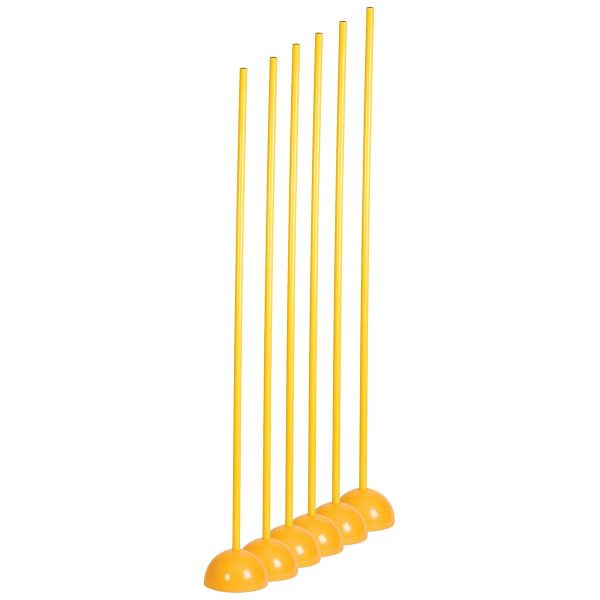 Champion 5' Coaching Sticks Set of 6 Yellow for sale online 