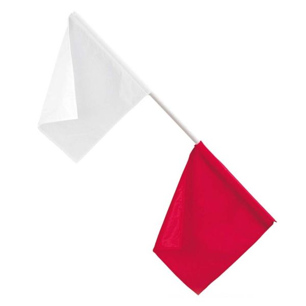 Gill Track Officials' Flags, Red/White