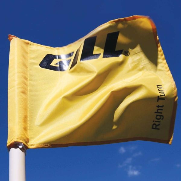 Gill Cross Country Directional Flag, YELLOW