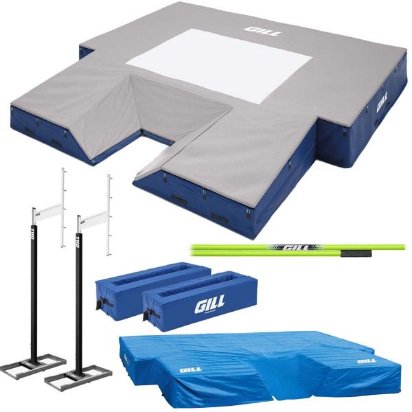 Gill S1 NFHS Pole Vault Pit Value Pack, 20'x20'2.5"x28", VP65417