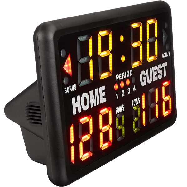 Indoor Tabletop Electronic Scoreboard w/ Wireless Remote, 16"x24"