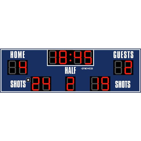 Nevco 16'x5' Soccer/Football Scoreboard w/ Wireless Controller, 3655