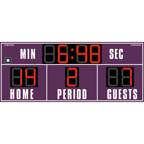 Nevco 3602 Football/Soccer Scoreboard w/ Wireless Controller, 12&#039; x 5&#039;