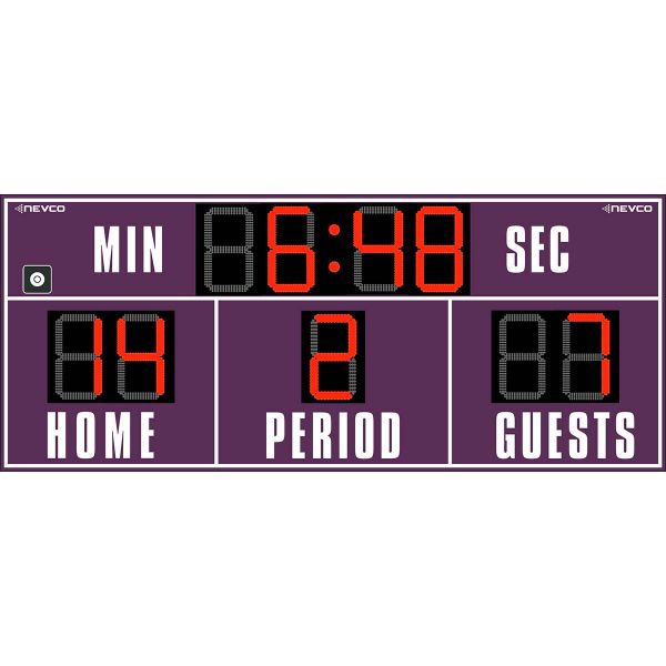 Nevco 12'x5' Football/Soccer Scoreboard w/ Wireless Controller, 3602