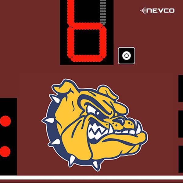 Nevco Digitally Printed Logo for Scoreboards