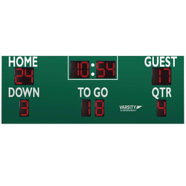 Varsity 16'x5' Football Scoreboard w/ Wireless Controller, 7416