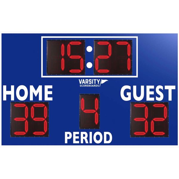 Varsity 8'x5' 3450 Soccer Scoreboard w/ Wireless Controller