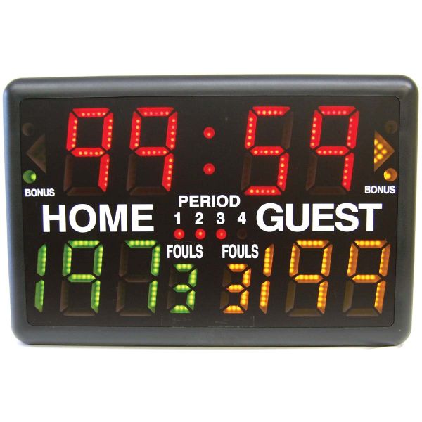 Multi-Sport Electronic Tabletop Scoreboard w/ Wireless Remote, 24&quot;x16&quot;