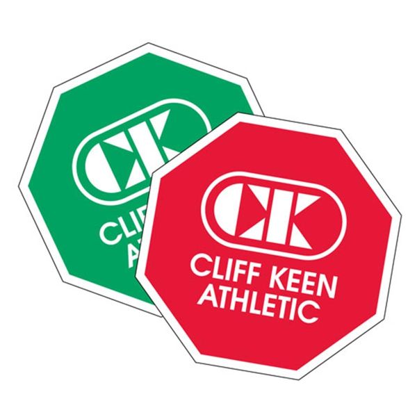 Cliff Keen Octagon Folkstyle Wrestling Flip Disc, Red/Green
