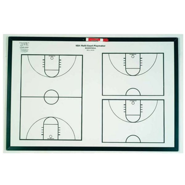 KBA Multi-Court Playmaker Basketball Coaching Board, 18"x24"