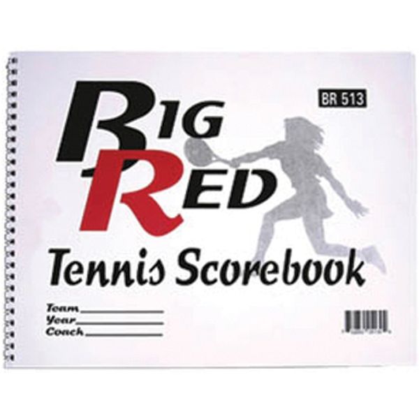 Big Red 5130 Tennis Scorebook