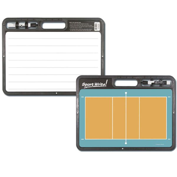 Sport Write PVOL 16.5"x12.5" Pro VOLLEYBALL Coaching Board