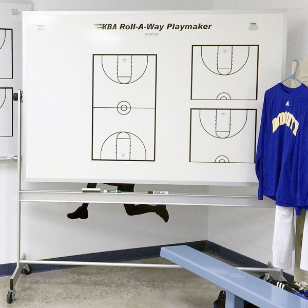 KBA RP4872M Roll-A-Way Basketball Playmaker Magnetic Dry Erase Coaching Board