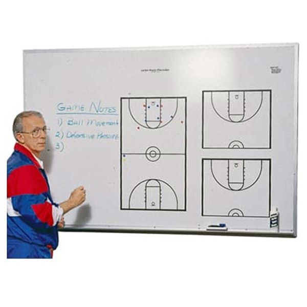 KBA LR-4872-M Locker Room Basketball Playmaker, Magnetic Dry Erase Coaching Board