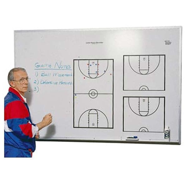 KBA LR-4872-M Locker Room Basketball Playmaker, Magnetic Dry Erase Coaching Board