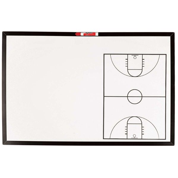 KBA 24"H x 36"W Pre-Game Basketball Playmaker Dry Erase Coaching Board, PGP-1 