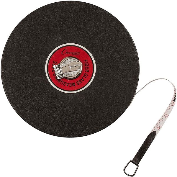 Champion 250'/ 75m Closed Reel Measuring Tape, F250