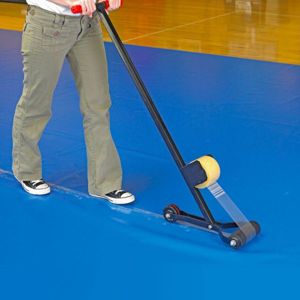 Walk Behind Tape Dispenser & Tape for Floor Covering