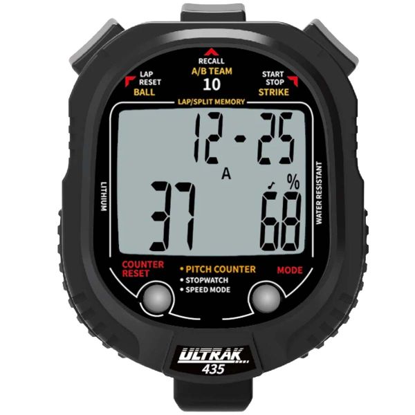 Ultrak 435 Digital Pitch Counter & Pitch Speed Monitor w/ Stopwatch