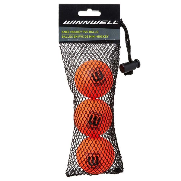 Winnwell Knee Hockey Pack of 3 PVC Balls