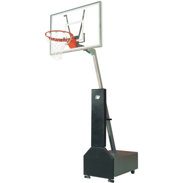 Bison Club Court Portable Basketball Hoop, w/ Acrylic Backboard