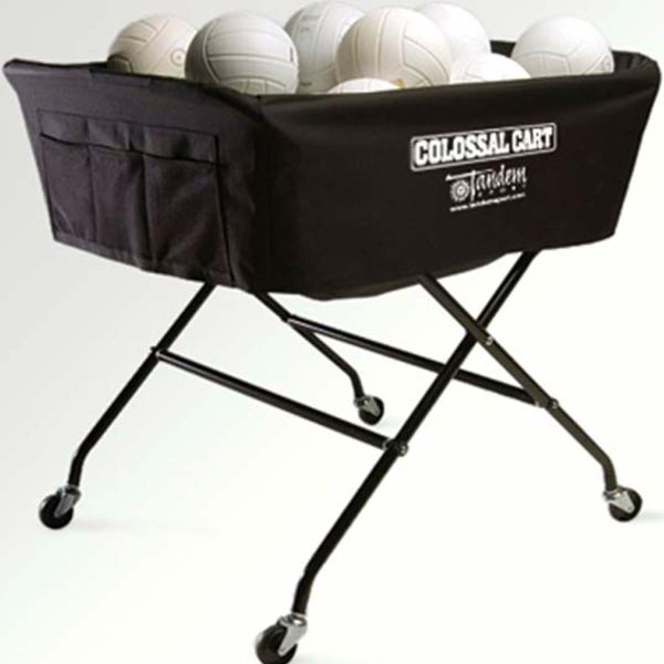 Tandem Sport Colossal Volleyball Ball Cart