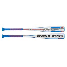 Batte De Baseball Rawlings Threat USSSA -12 - 27 Pouces - Composite 1 Pièce