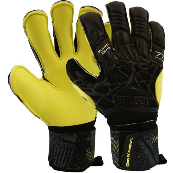 KELME Goalkeeper Goalie Gloves with Finger Protection Wrist Support & Sticky Latex for Indoor and Turf Soccer Training Professional for Kids、Adult、Youth Strong Grip Padding and Palm 