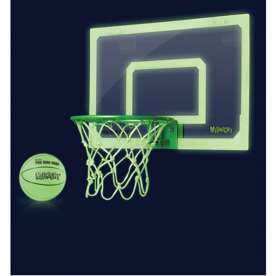 Mini Pro Basketball Hoop w Ball and Board Indoor Office Breakaway Steel Rim SKLZ 