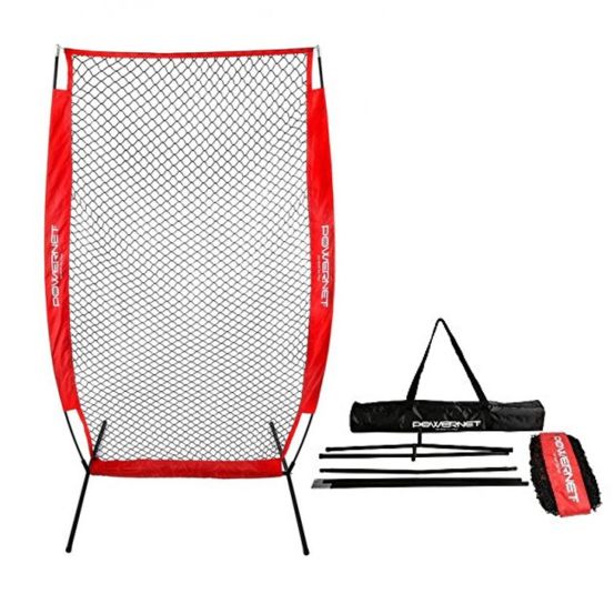 PowerNet 1003f Baseball Softball Protection Pitching I-screen W/ Frame Carry Bag for sale online 