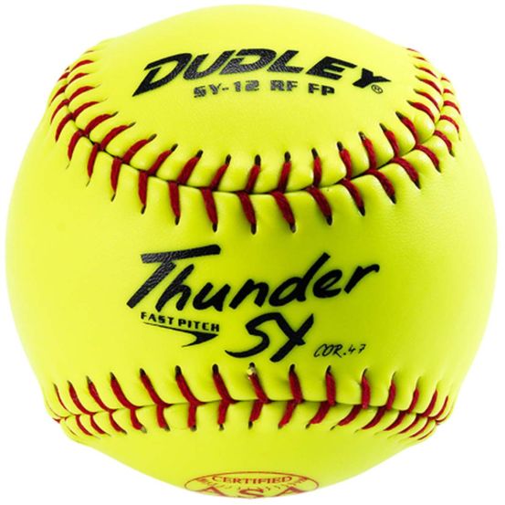 Dozen Dudley 12" ASA .47 Cor Synthetic Fastpitch Softball