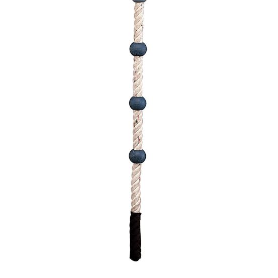 Gill Soft Dacron Climbing Rope w/ Vinyl Boot End and Rubber Balls - A85-190