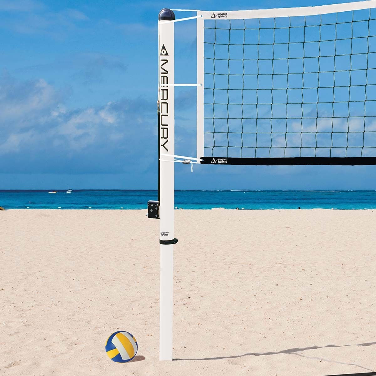 Jaypro Mercury Aluminum Beach Volleyball Net System - A25-110 | Anthem