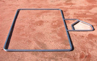 Batter's Box Layout Template, Adult Baseball, 4'W x 6'L ...