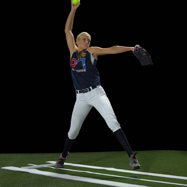 Jennie Finch MP3010 Pitching Lane Pro Softball Turf Pitching Mat A33