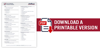 Download a printable version of the Soccer Equipment Preseason Checklist
