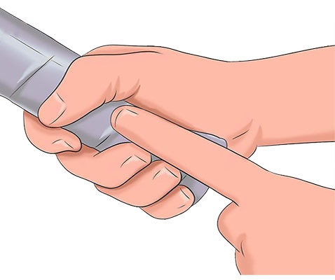 Tennis Grip Size Index Finger Test