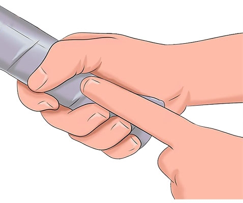 Tennis Grip Size Index Finger Test