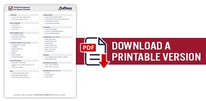 Download a printable version of the Volleyball Equipment Pre-Season Checklist