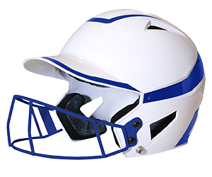 Champro HX Pro Fastpitch 2-Tone Batting Helmet w/Faceguard