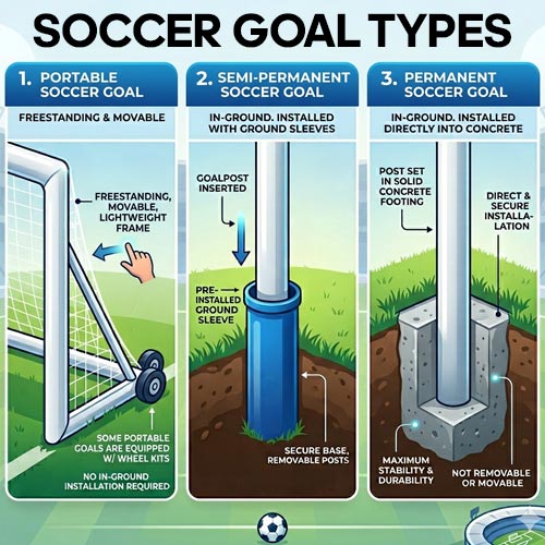 Soccer Goal Types
